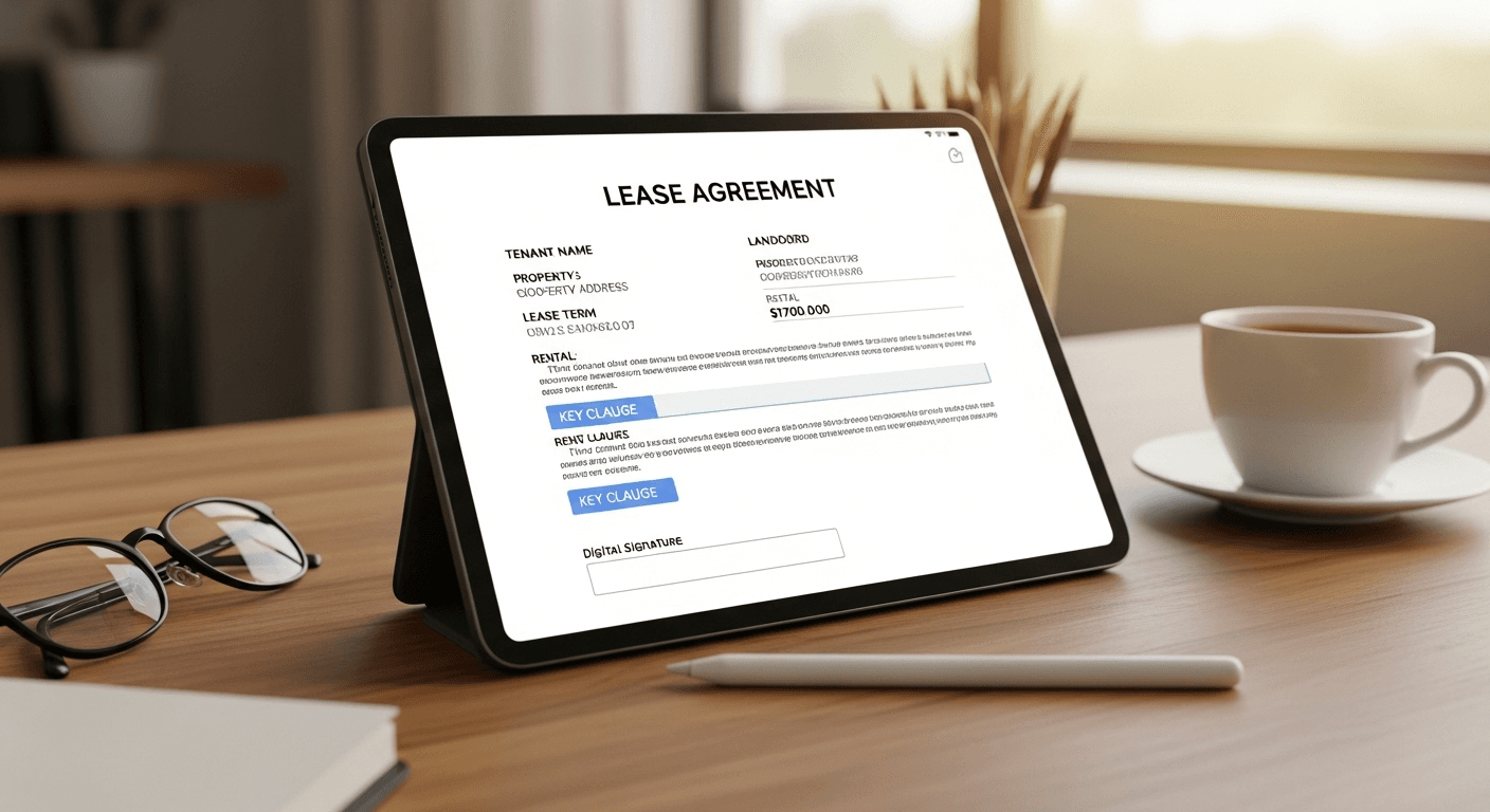 Digital Lease Agreement